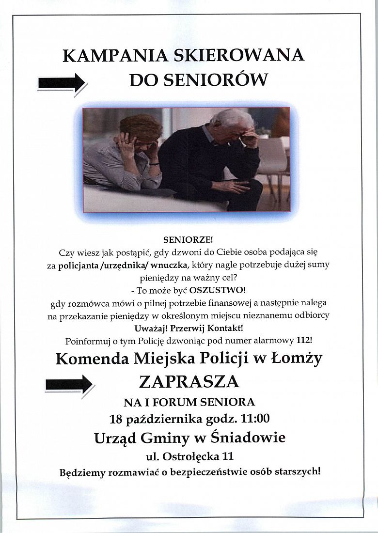 Kampania skierowana do Seniorów