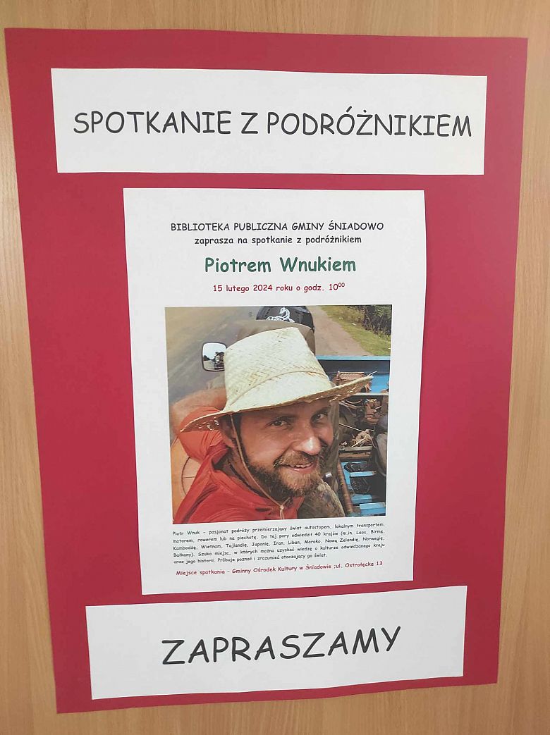 Relacja ze spotkania z Piotrem Wnukiem