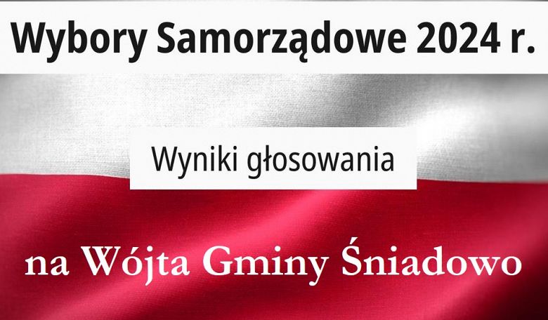 Wyniki wyborów na Wójta Gminy Śniadowo